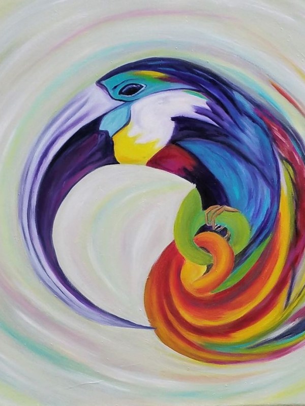 Durchgedrehter Tukan